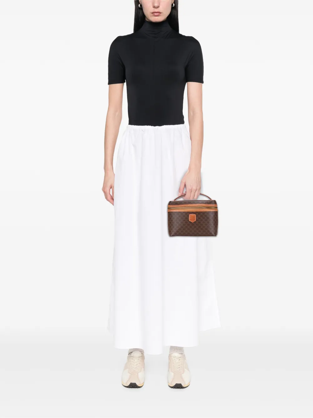 Céline Pre-Owned cosmetiquera Macadam Coated Canvas 1993 | Estilos de archivo | Image 2