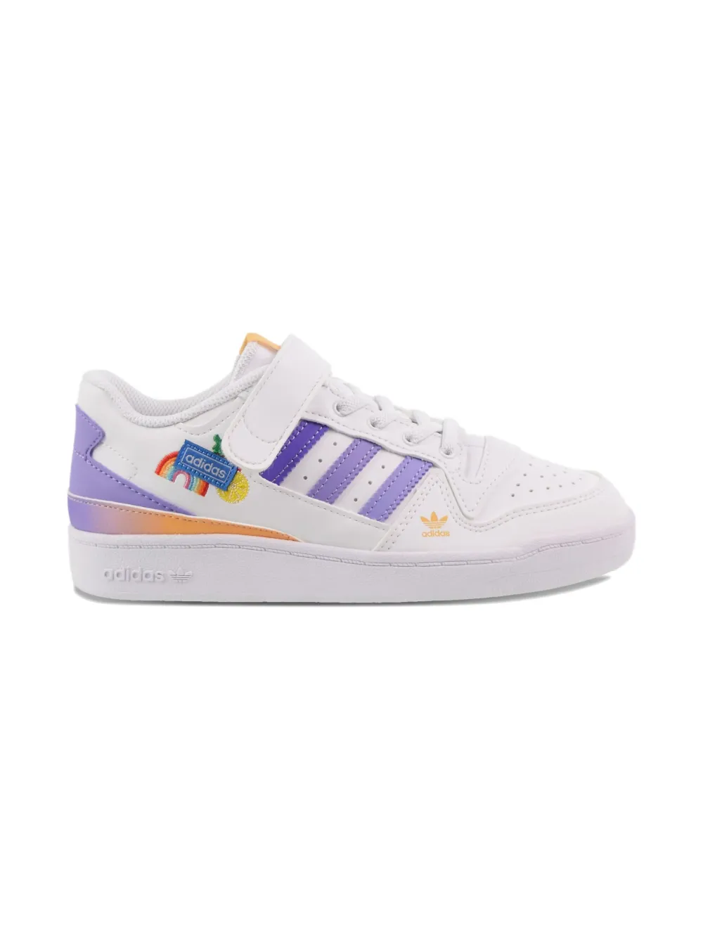 Adidas Kids Forum Low Fruits & Rainbow Patches sneakers - Wit