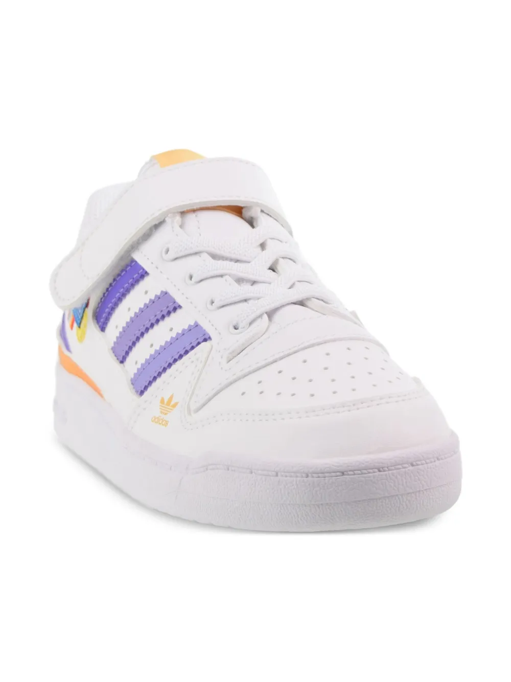 Adidas Kids Forum Low "Fruits & Rainbow Patches" sneakers White