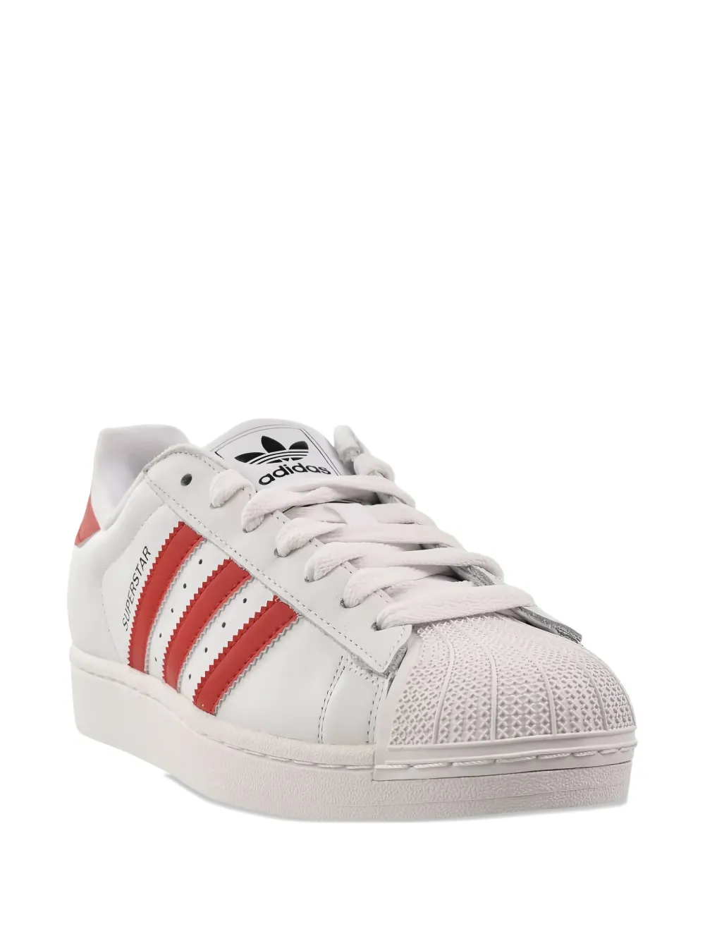 adidas Superstar II "Cloud White Better Scarlet" sneakers