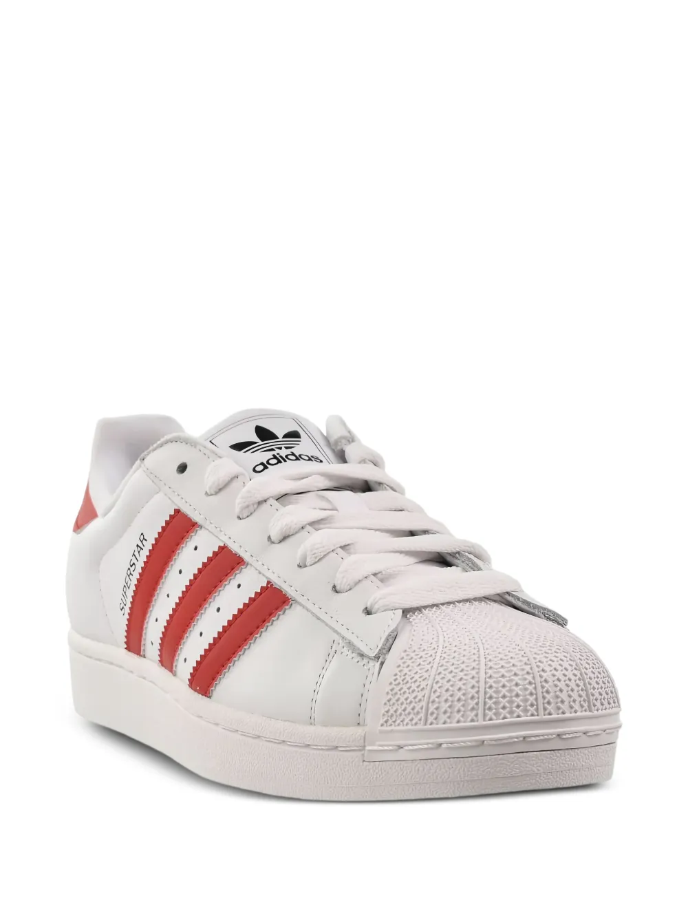 adidas Superstar II "Cloud White Better Scarlet" sneakers Wit