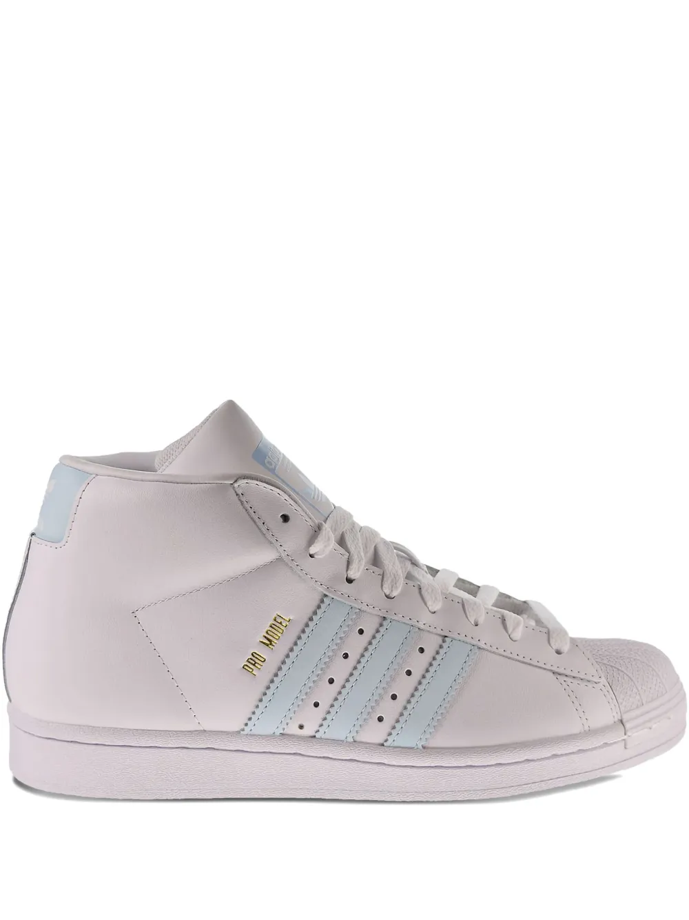 adidas Pro Model "Cloud White Sky Tint Cloud White" sneakers