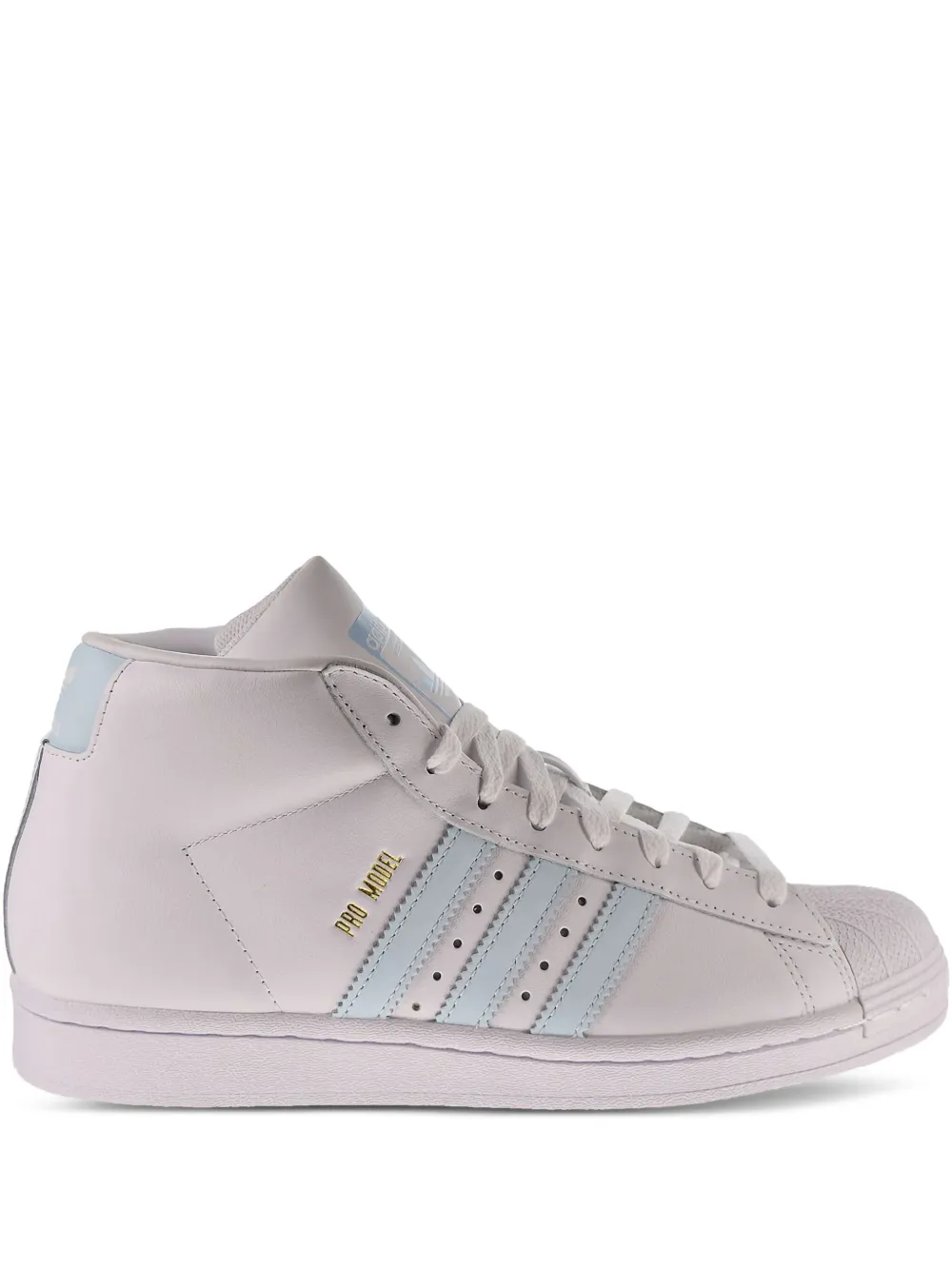 adidas Pro Model "Cloud White Sky Tint Cloud White" sneakers Wit