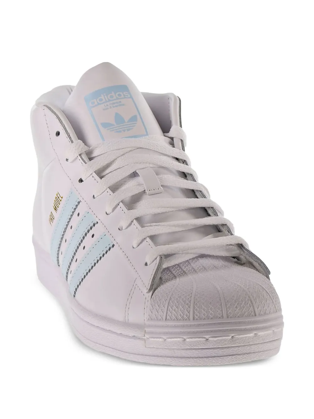 adidas Pro Model "Cloud White Sky Tint Cloud White" sneakers Wit