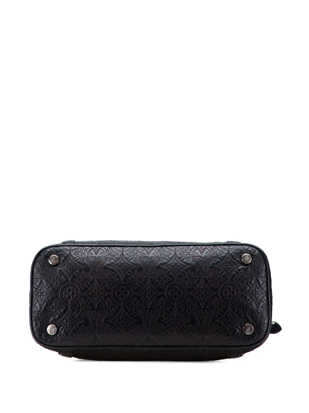 Pre-owned Louis Vuitton 2011 Monogram Antheia Ixia Mm Satchel In Black