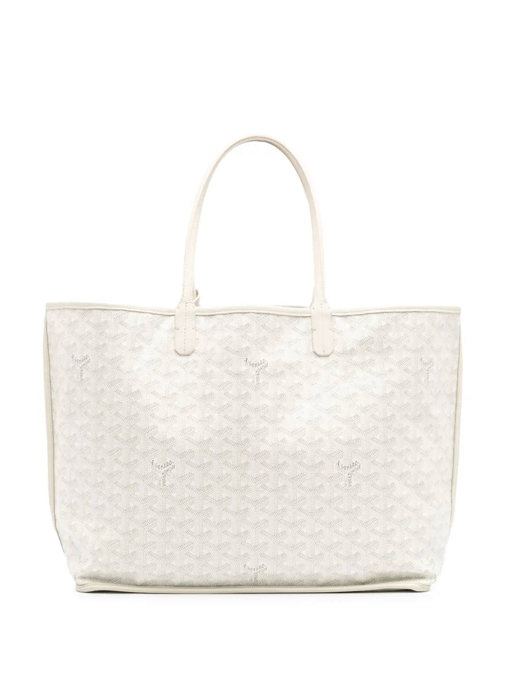 Goyard Pre-Owned Goyardine Saint Louis PM 手提包（2018年典藏款） | 白色 | Image 1