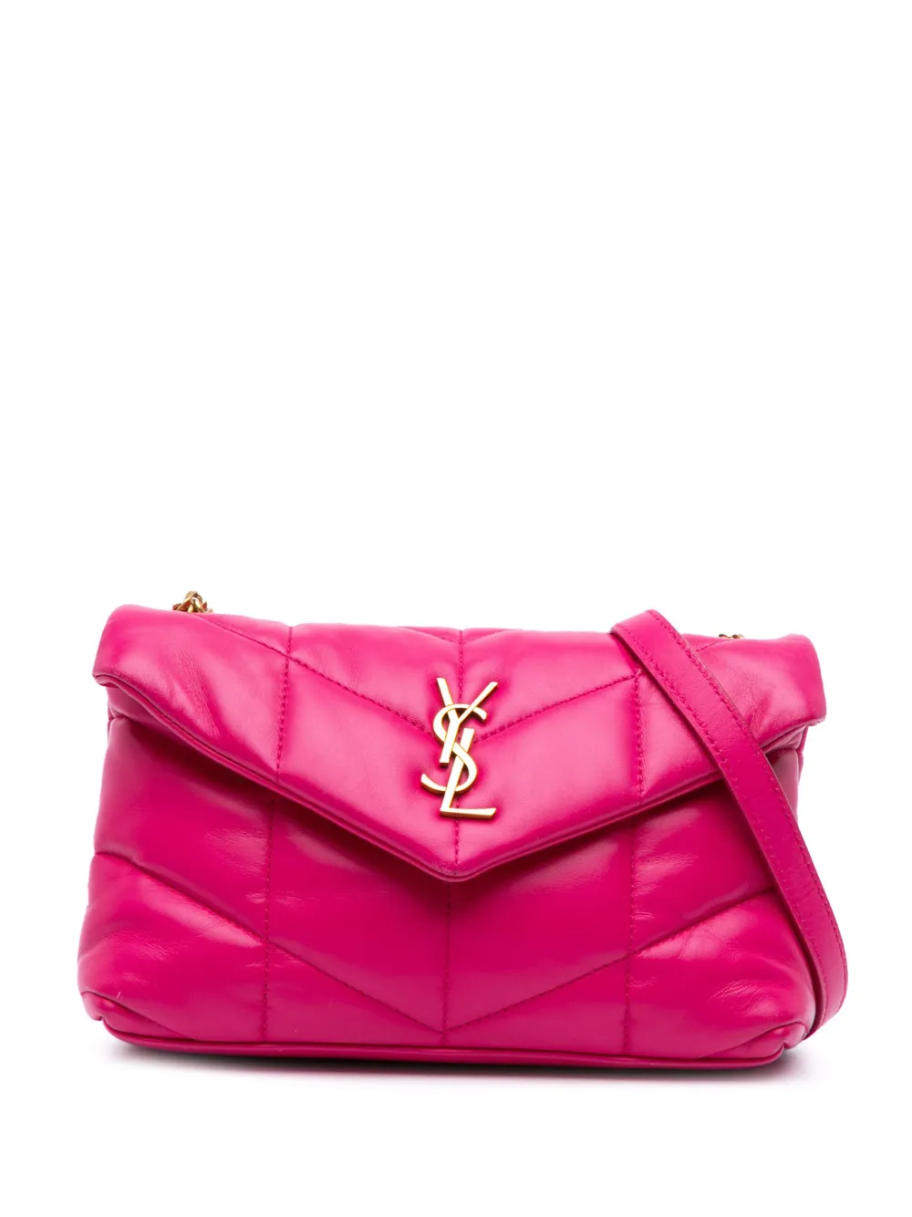 Saint Laurent Pre-Owned 2022 Toy Lambskin Loulou Puffer crossbody bag Saint Laurent Pre-Owned 2022 Toy Lambskin Loulou Puffer crossbody bag
