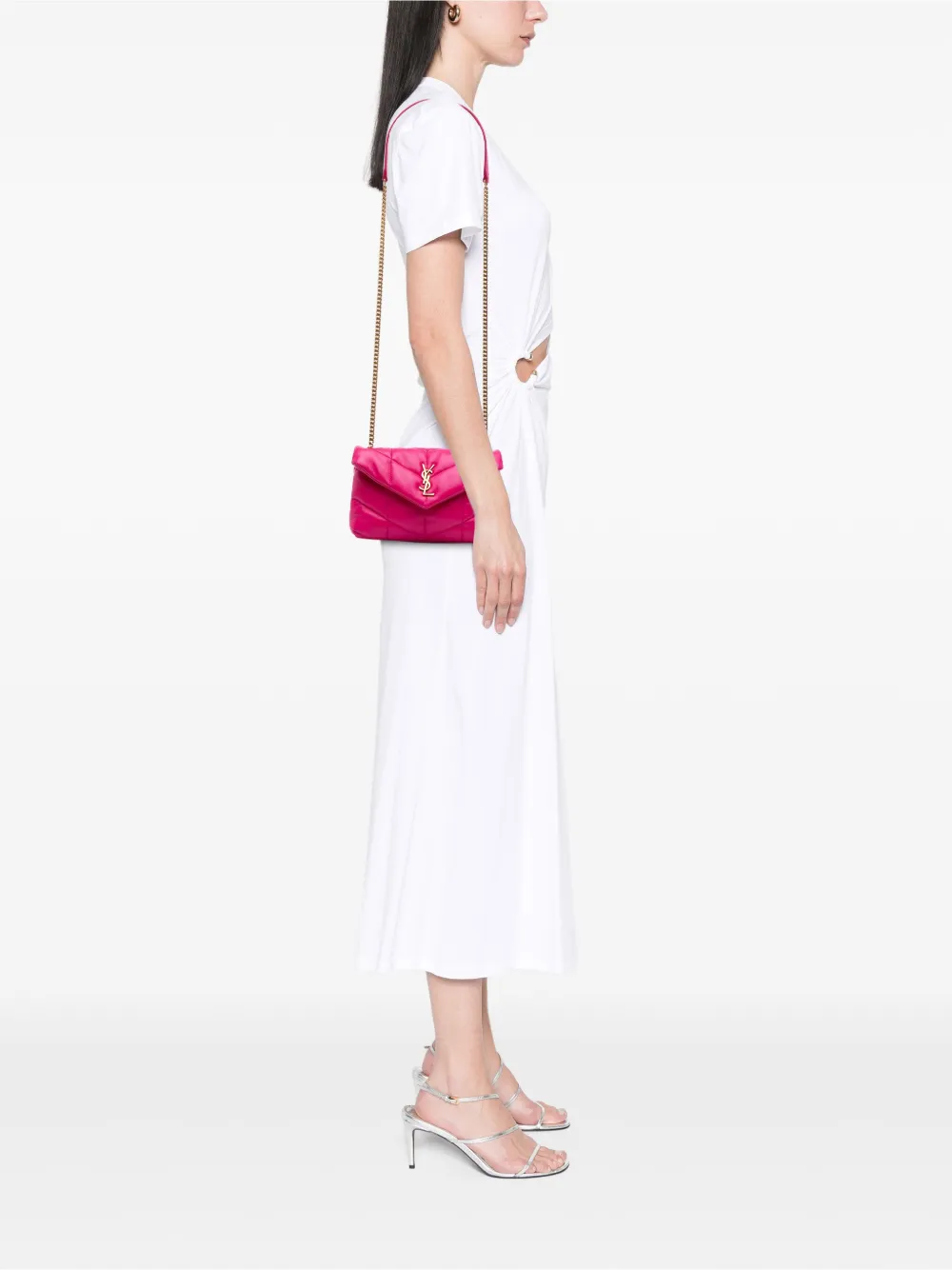 Saint Laurent Pre-Owned 2022 Toy Lambskin Loulou Puffer crossbody bag | Pre-Owned | Image 2