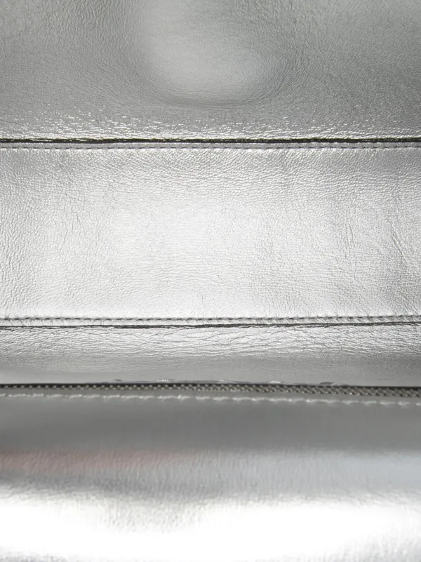 Fendi シルバー バックル 銀 約100cm フェンディ FENDI ピーカブー ミディアム セレリア 8BN210