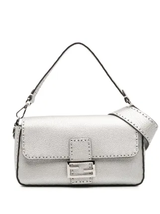 Fendi Pre-Owned 2010-2025 レザー セレリア バゲット サッチェル