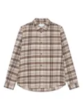 Les Deux checked button-fastening shirt - Brown