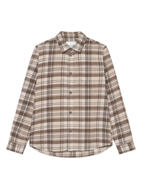 Les Deux checked button-fastening shirt