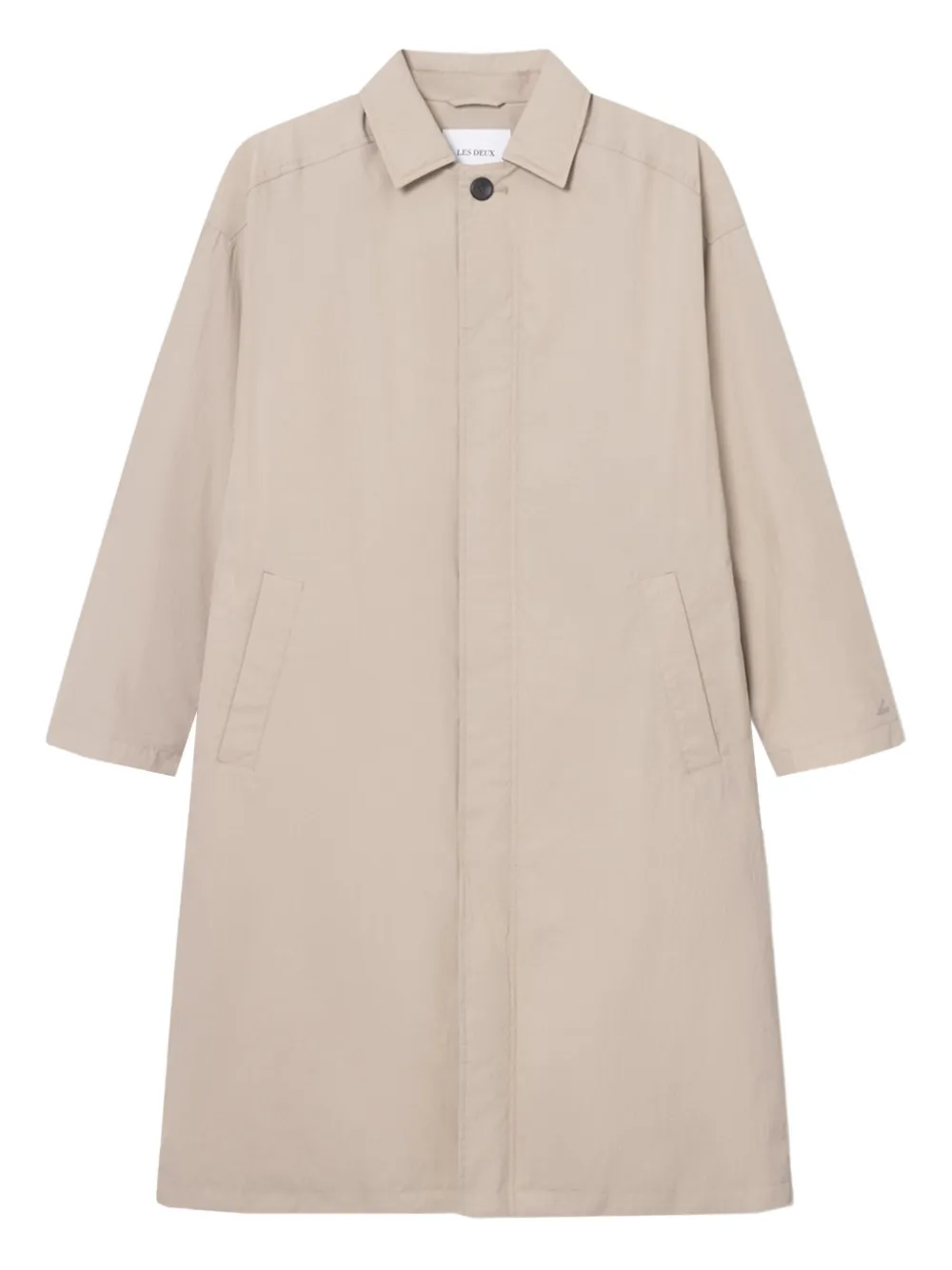 Les Deux Maximus jas met enkele rij knopen Beige