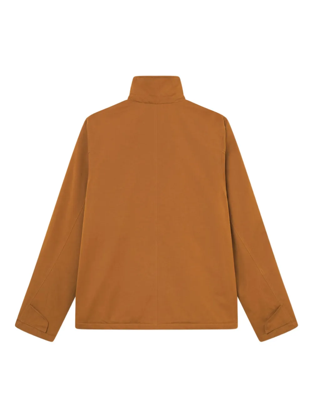 Les Deux Montana shirtjack met hoge hals Bruin