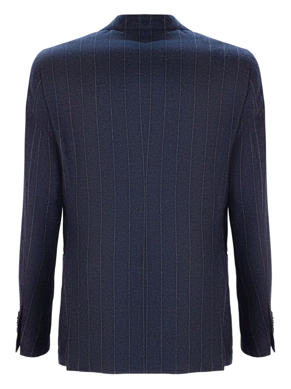 Lardini pinstripe lapel blazer Blauw