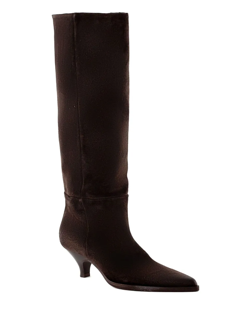 Elena Iachi 45mm Pointed-toe Zip-up Boots In Blue