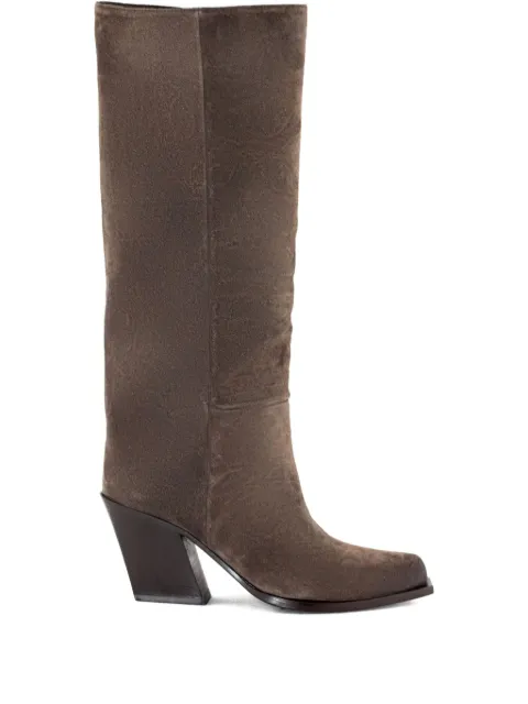 Vic Matie 88mm block-heel suede boots