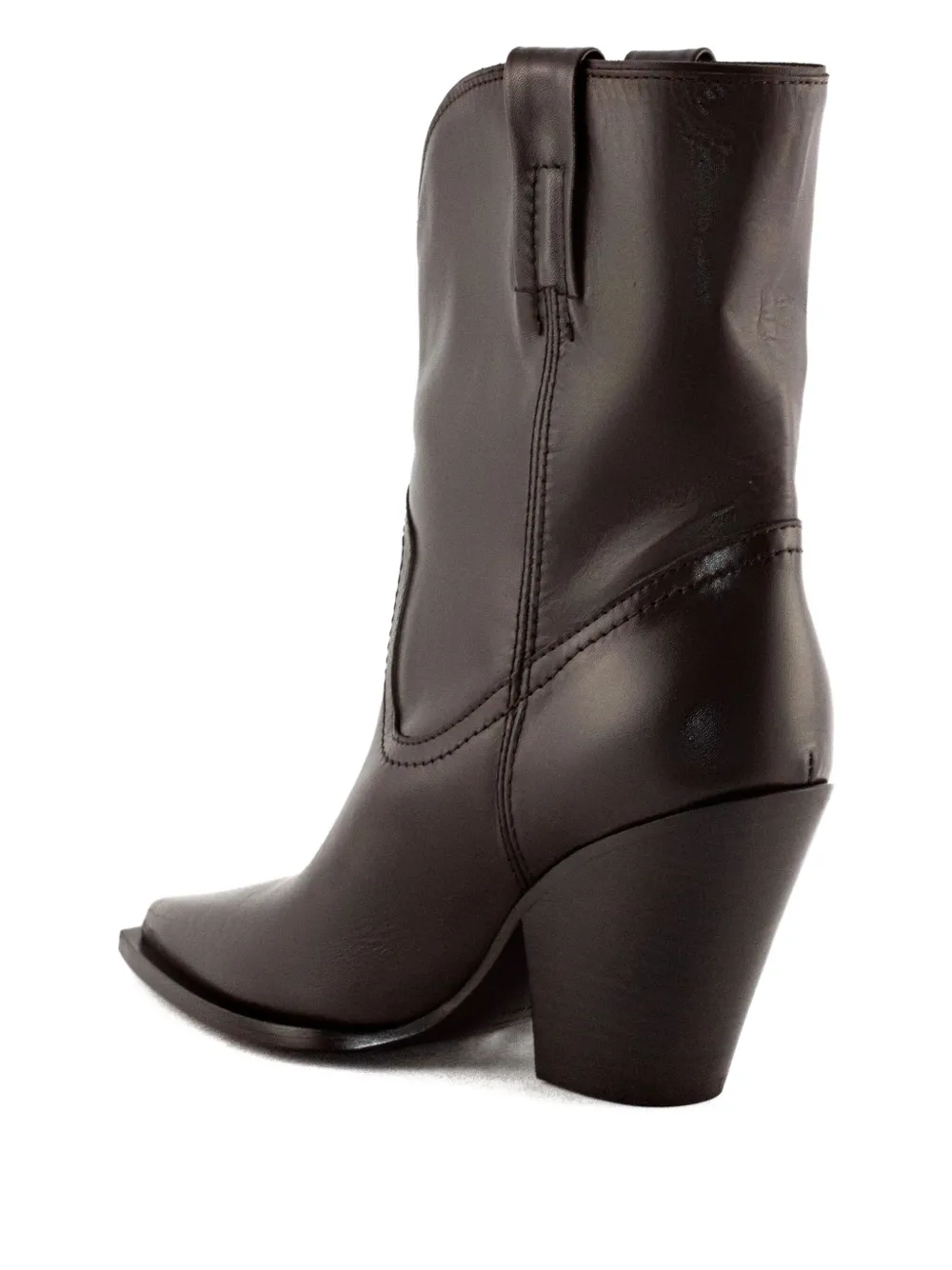 Elena Iachi 90mm Elena Pointed-toe Boots In Brown