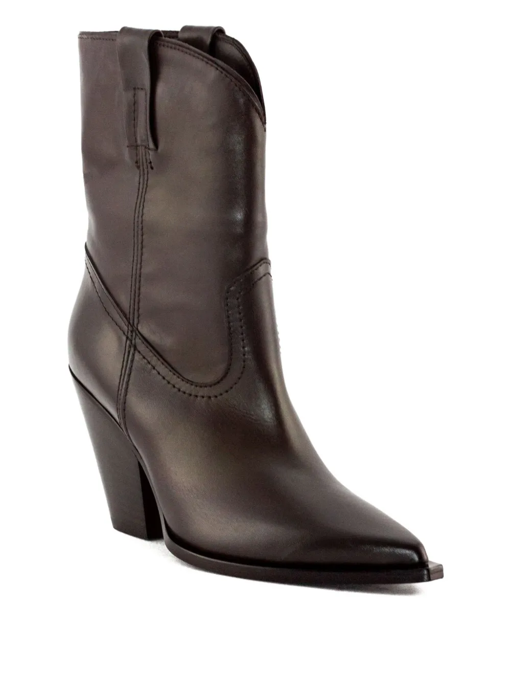 Elena Iachi 90mm Elena Pointed-toe Boots In Brown