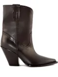 Elena Iachi 90mm Elena pointed-toe boots - Brown