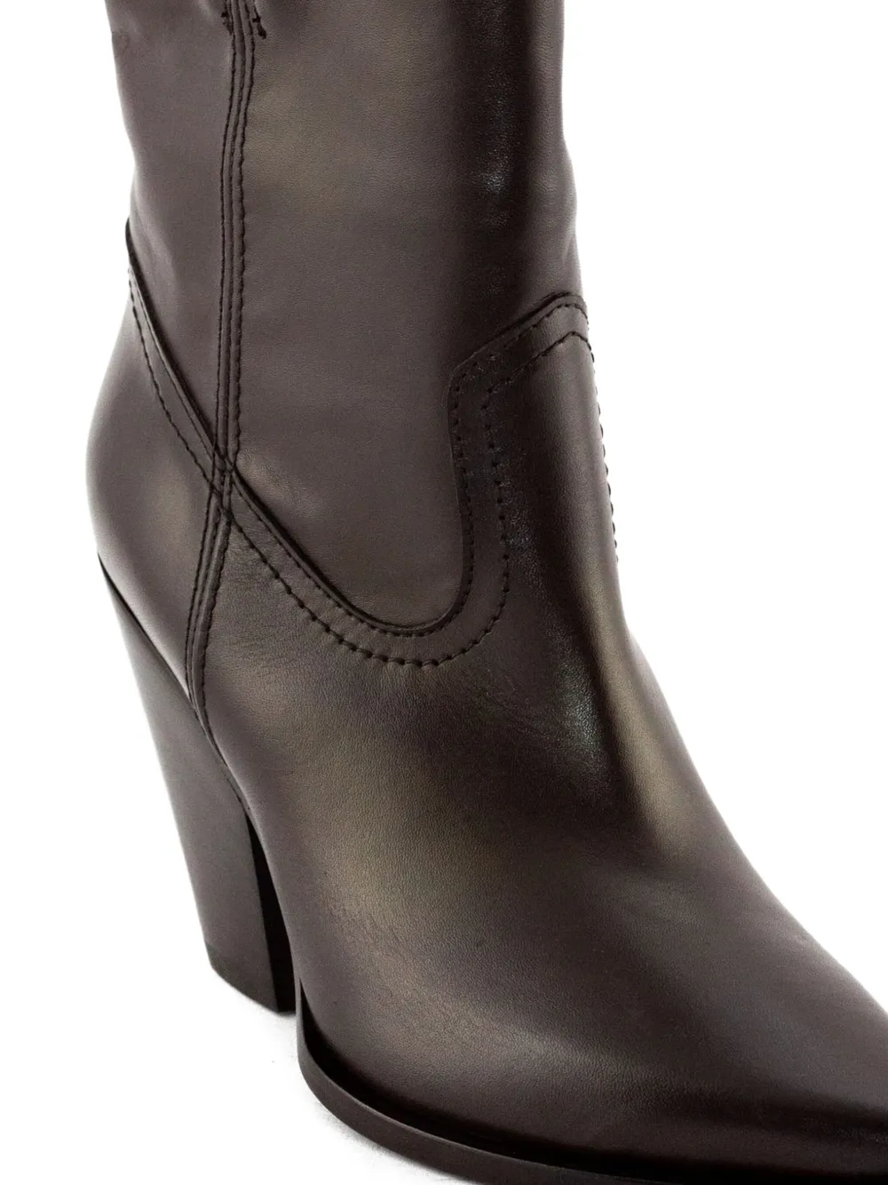 Elena Iachi 90mm Elena pointed-toe boots Brown
