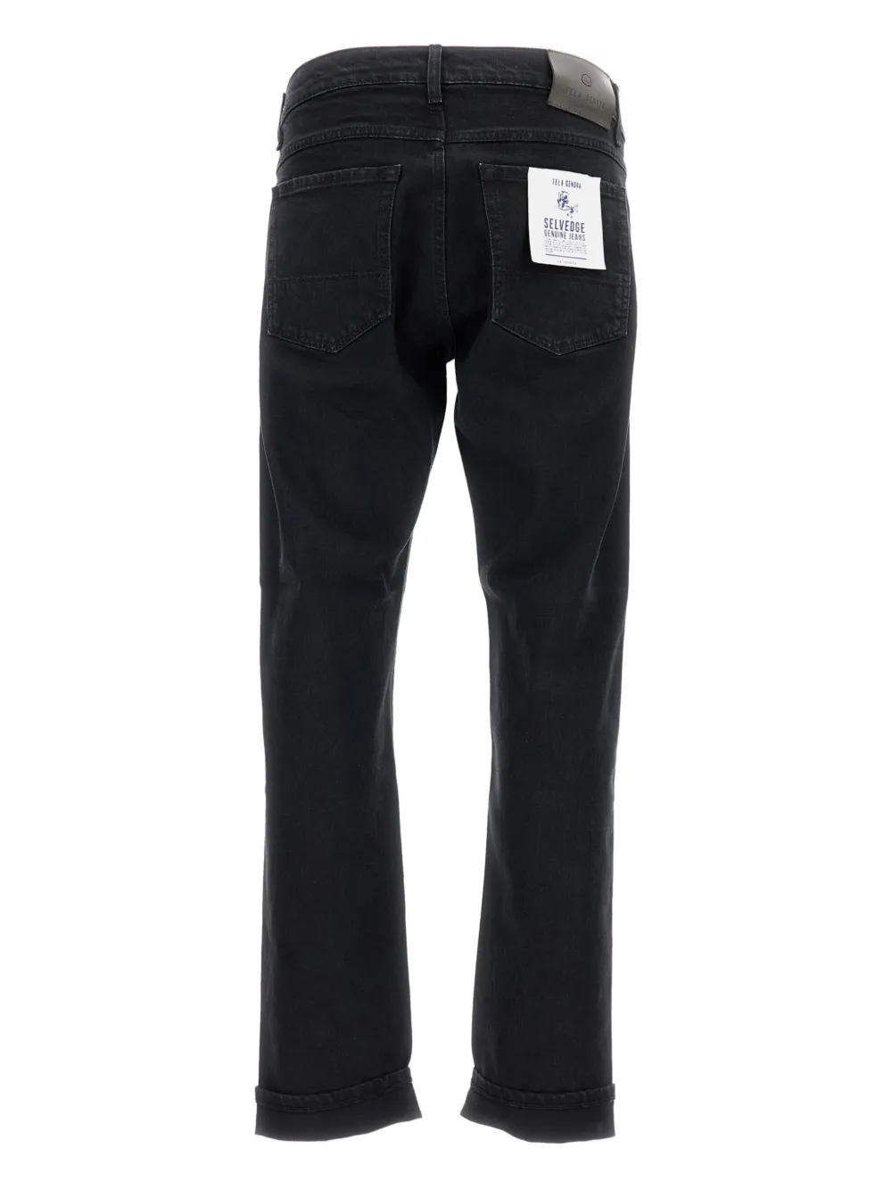 TELA GENOVA Broek met cuffs - Zwart