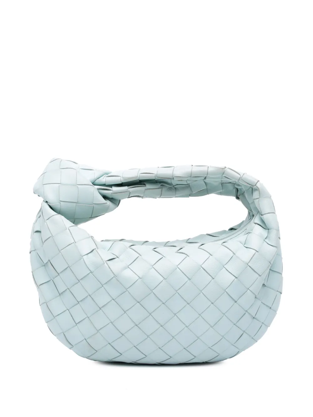 Bottega Veneta Pre-Owned 2012-2025 Mini Nappa Intrecciato Jodie hobo bag | Blue | Image 1