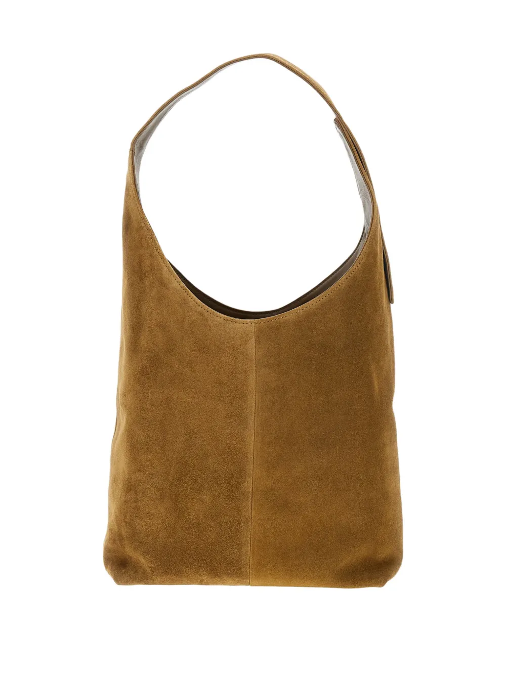 Maeden Suede Shoulder Bag In Brown