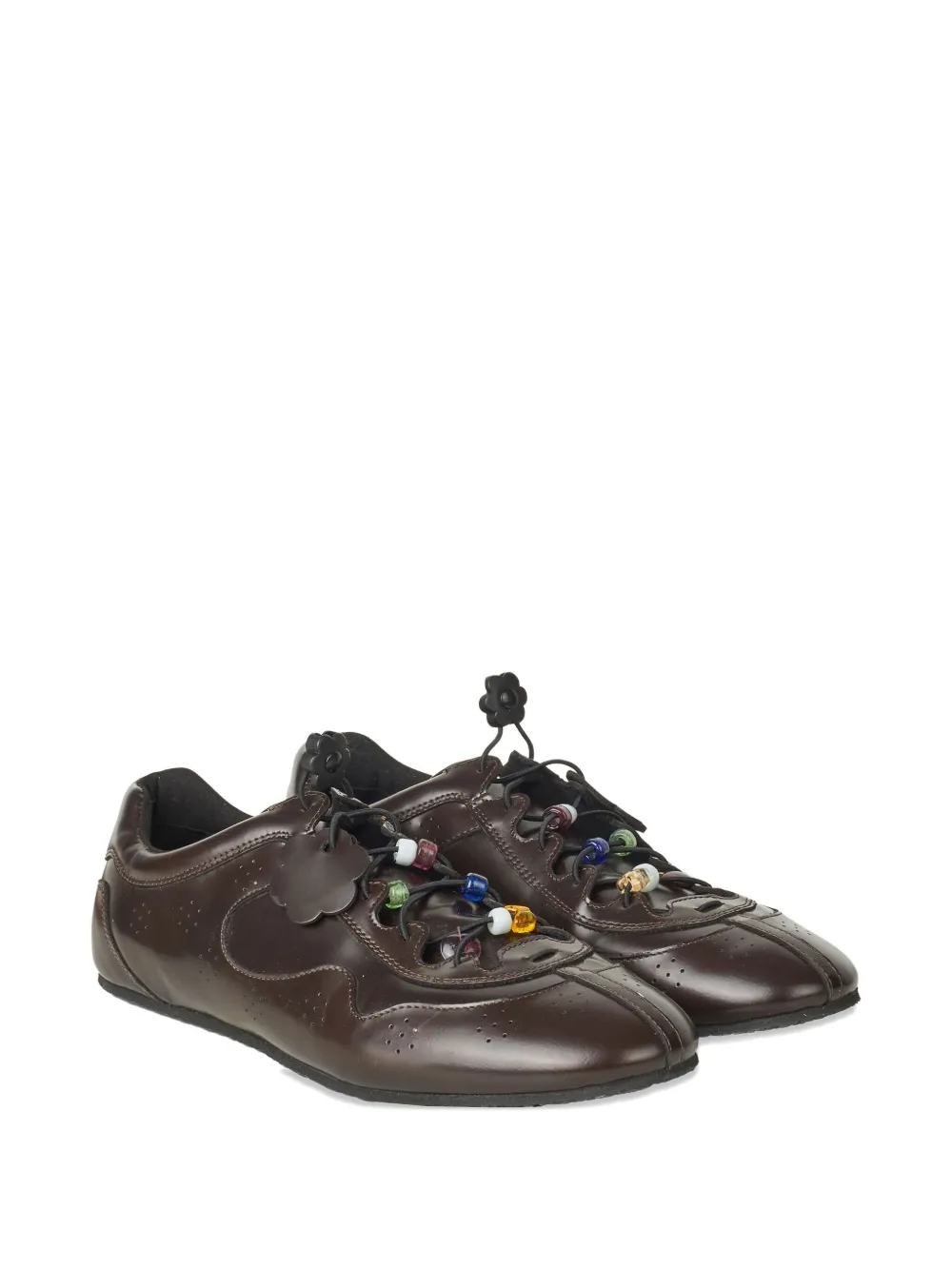 Cecilie Bahnsen Blaise sneakers met kralen - Bruin
