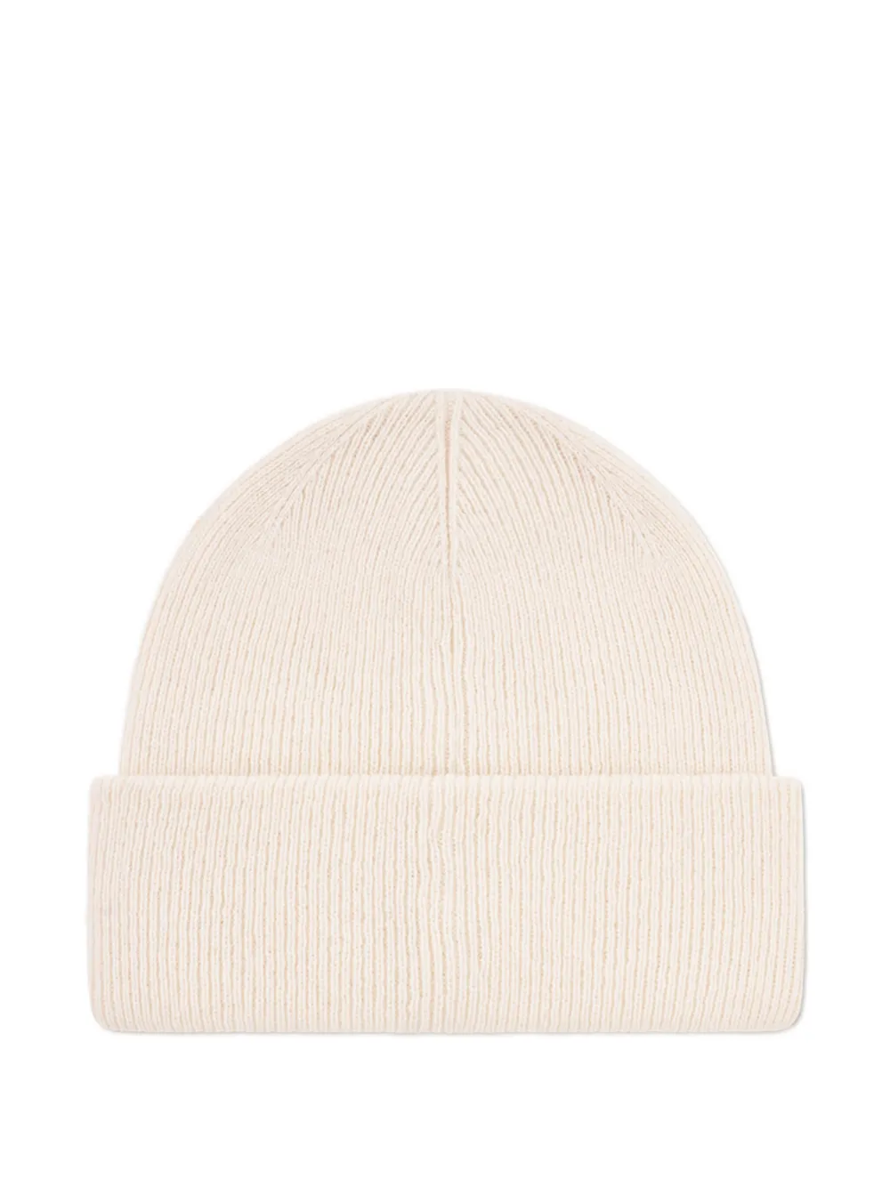 Les Deux embroidered-logo beanie hat - Beige