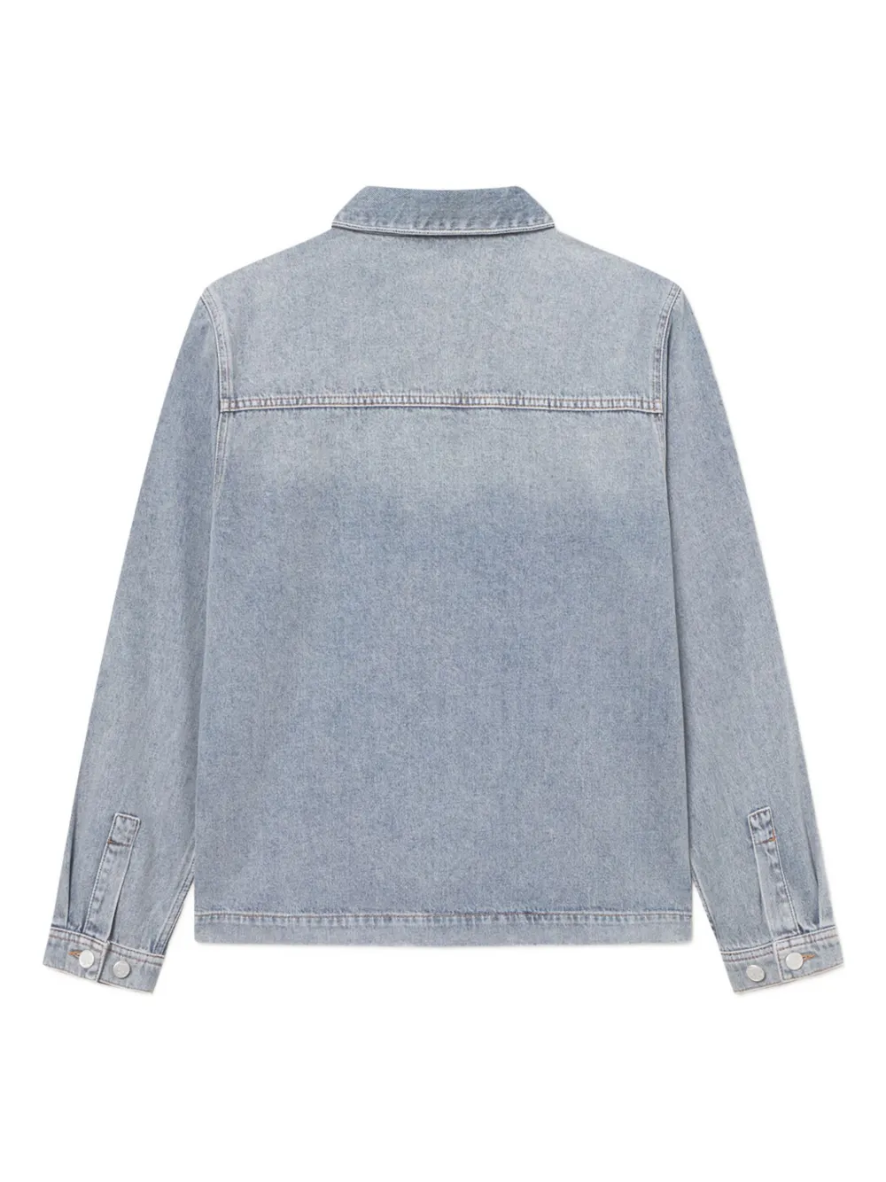 Les Deux Shirtjack met knoopsluiting Blauw