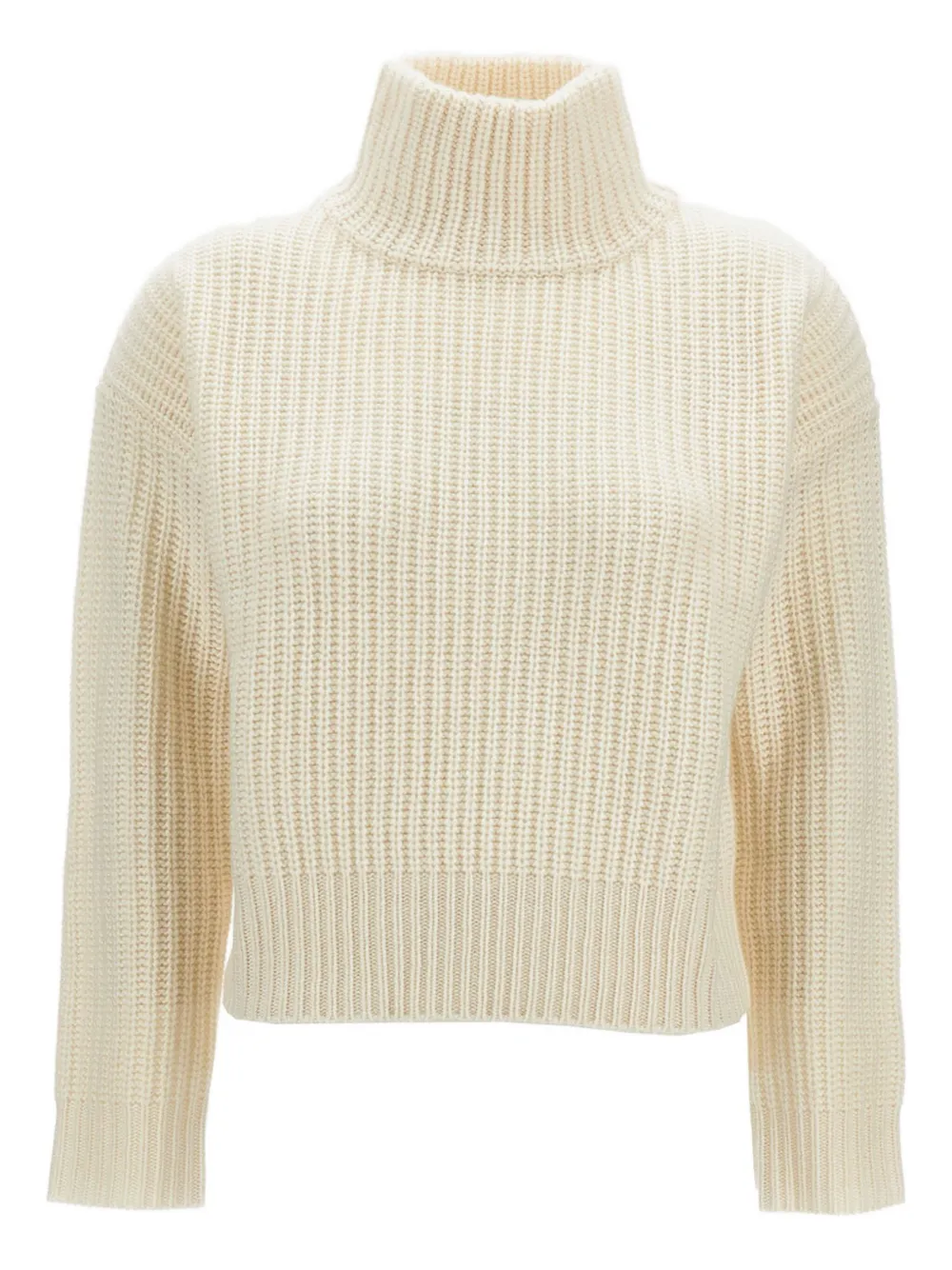 Lisa Yang turtleneck long-sleeves sweater | White | Image 1
