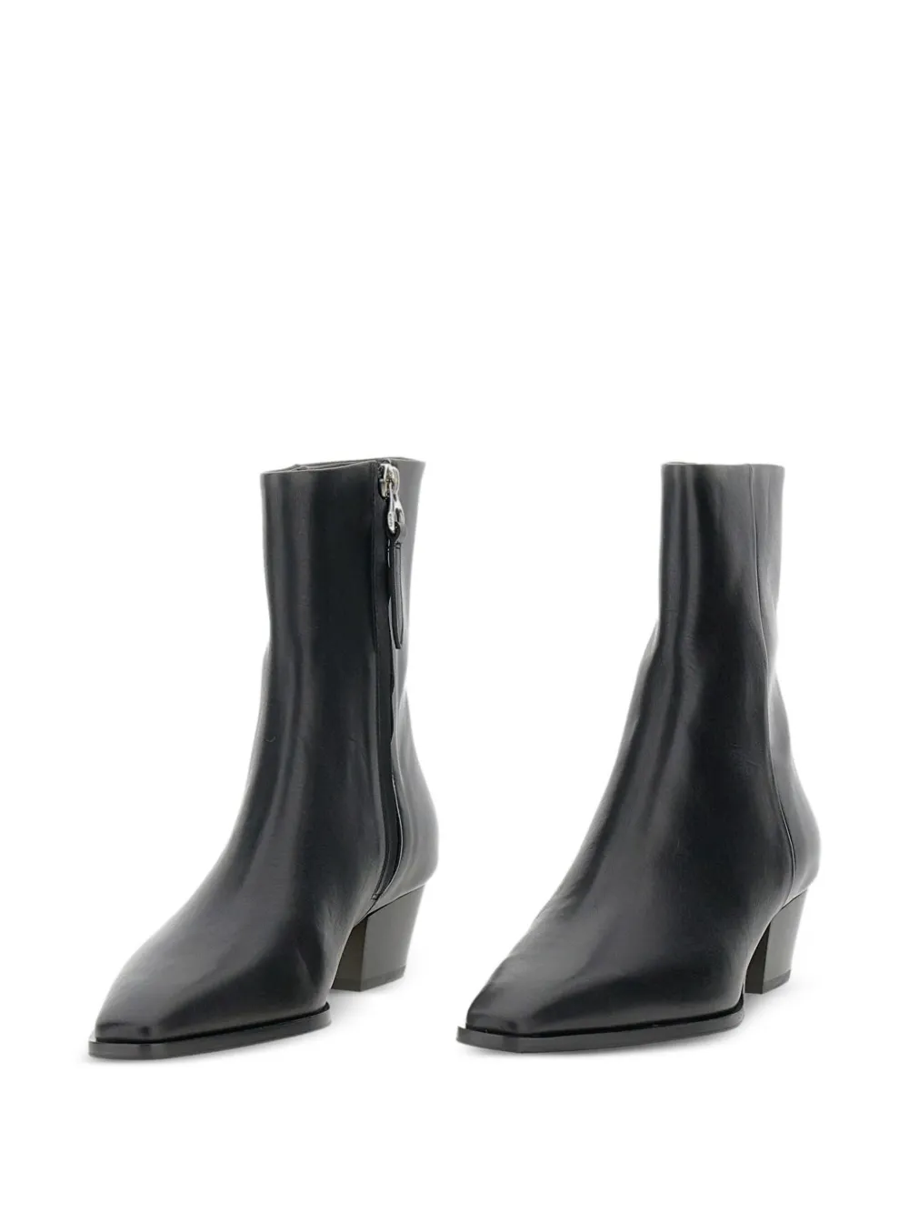Aeyde zip-detail pointed-toe boots | Ankle Boots | Image 2
