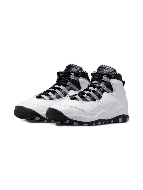 Jordan Kids Tenis Air Jordan 10 Retro Steel 2025 Blanco
