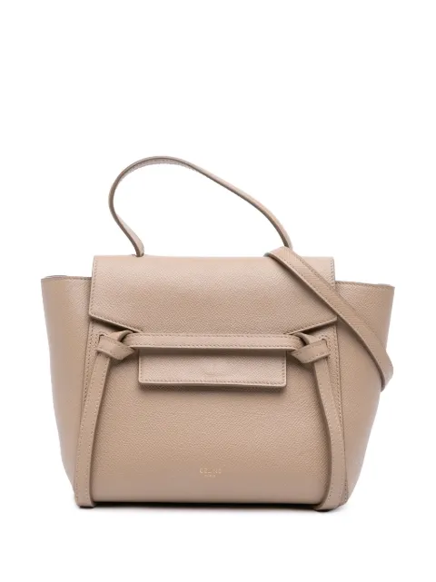 Celine Pre-Owned 2019 Nano Grained Calfskin Belt Bag satchel