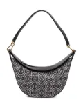 Loewe Pre-Owned 2022 Small Anagram Canvas Luna hobo bag - Black