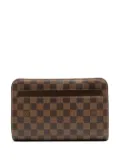 Louis Vuitton Pre-Owned 2014 Damier Ebene Saint Louis Pochette clutch bag - Brown