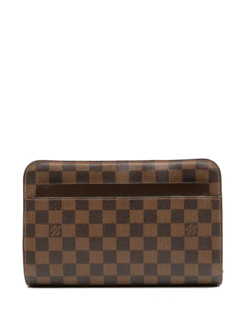 Louis Vuitton Pre-Owned 2014 Damier Ebene Saint Louis Pochette clutch bag
