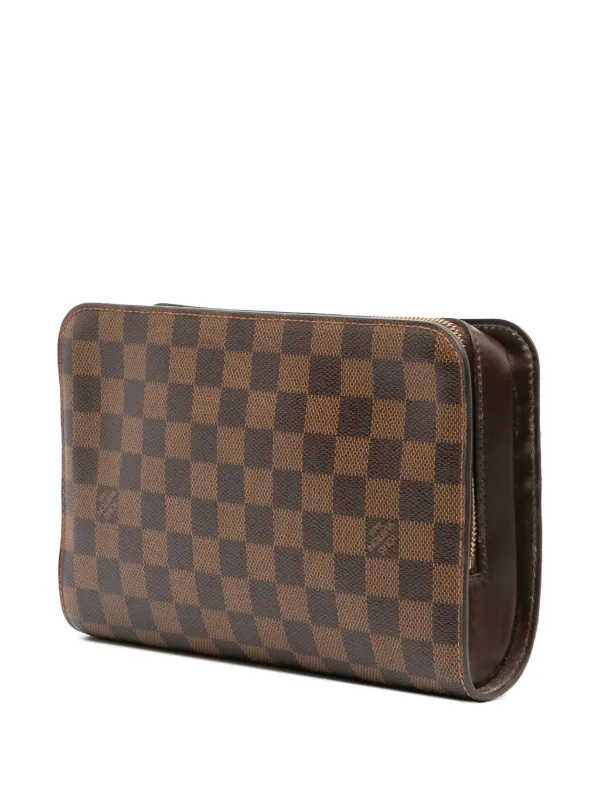 Louis Vuitton Pre-Owned Clutch Saint Louis In Tela Damier Ebène - Main Image