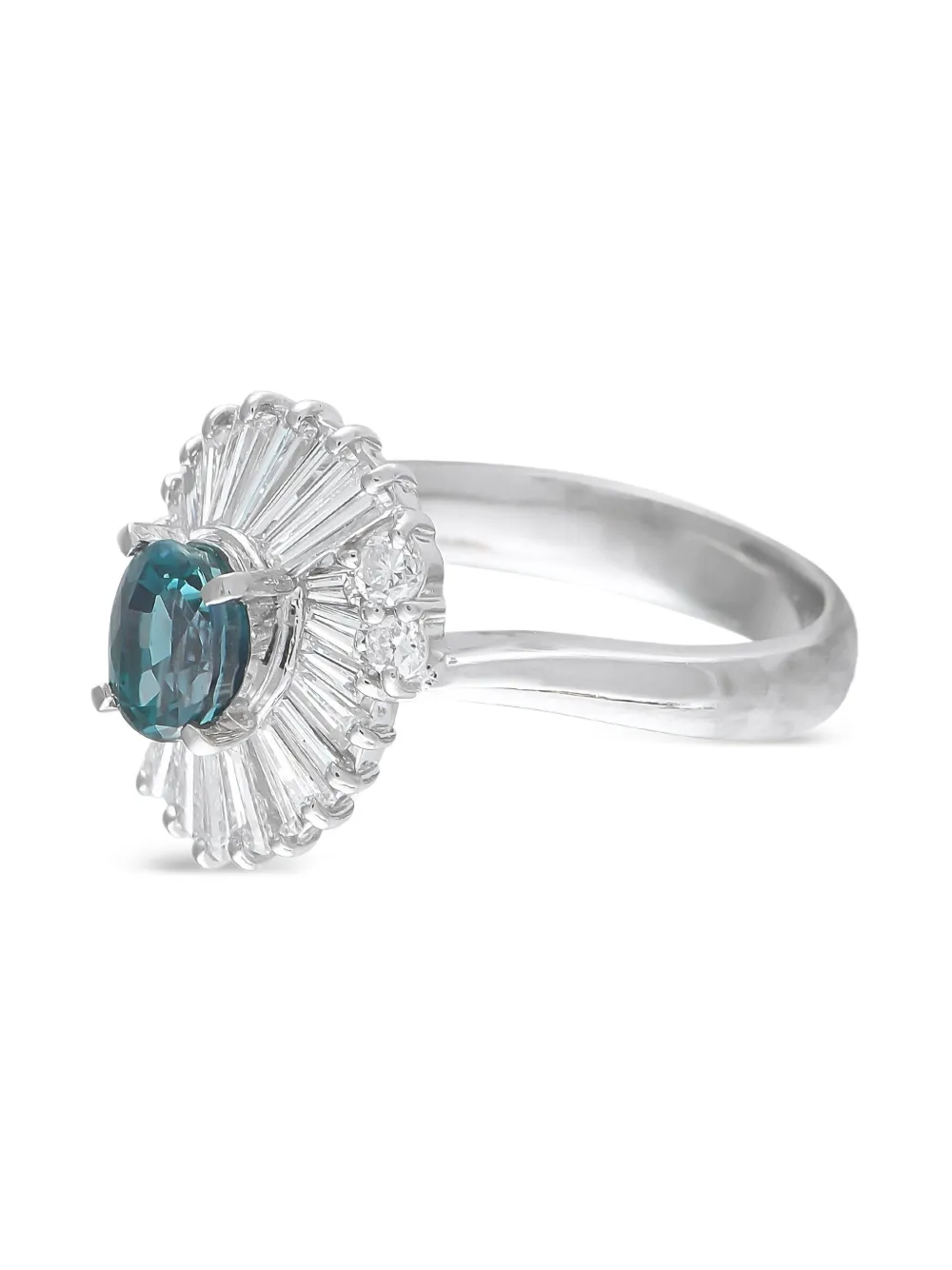 LB Exclusive platinum alexandrite and diamond ring | Image 2