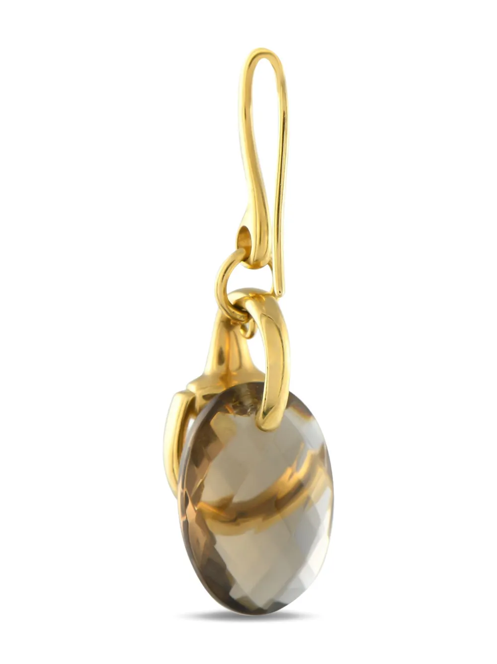 Gucci Pre-Owned 18K yellow gold quartz earrings | Image 2