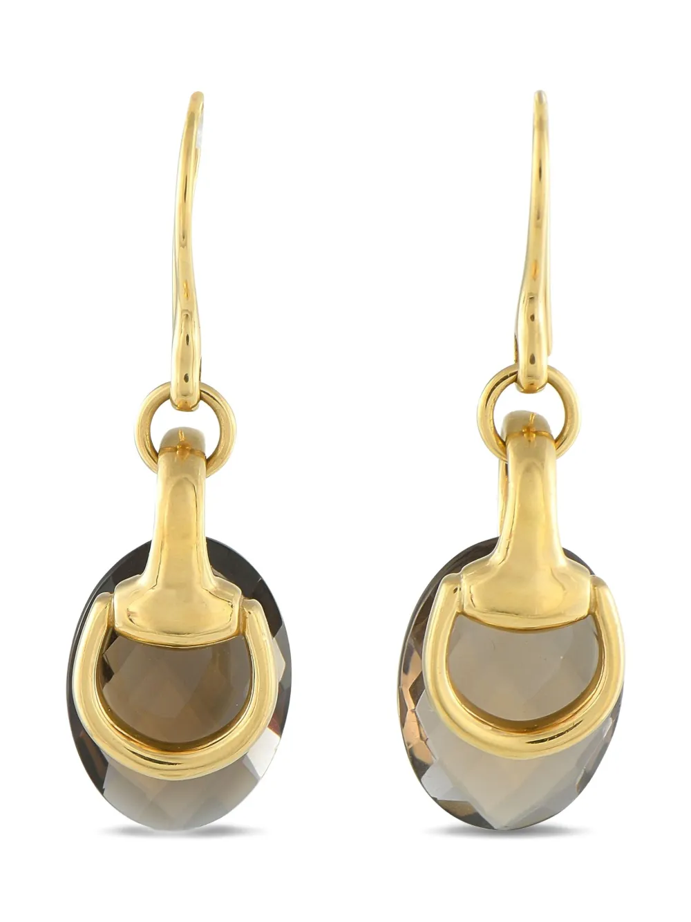 Gucci Pre-Owned 18K yellow gold quartz earrings