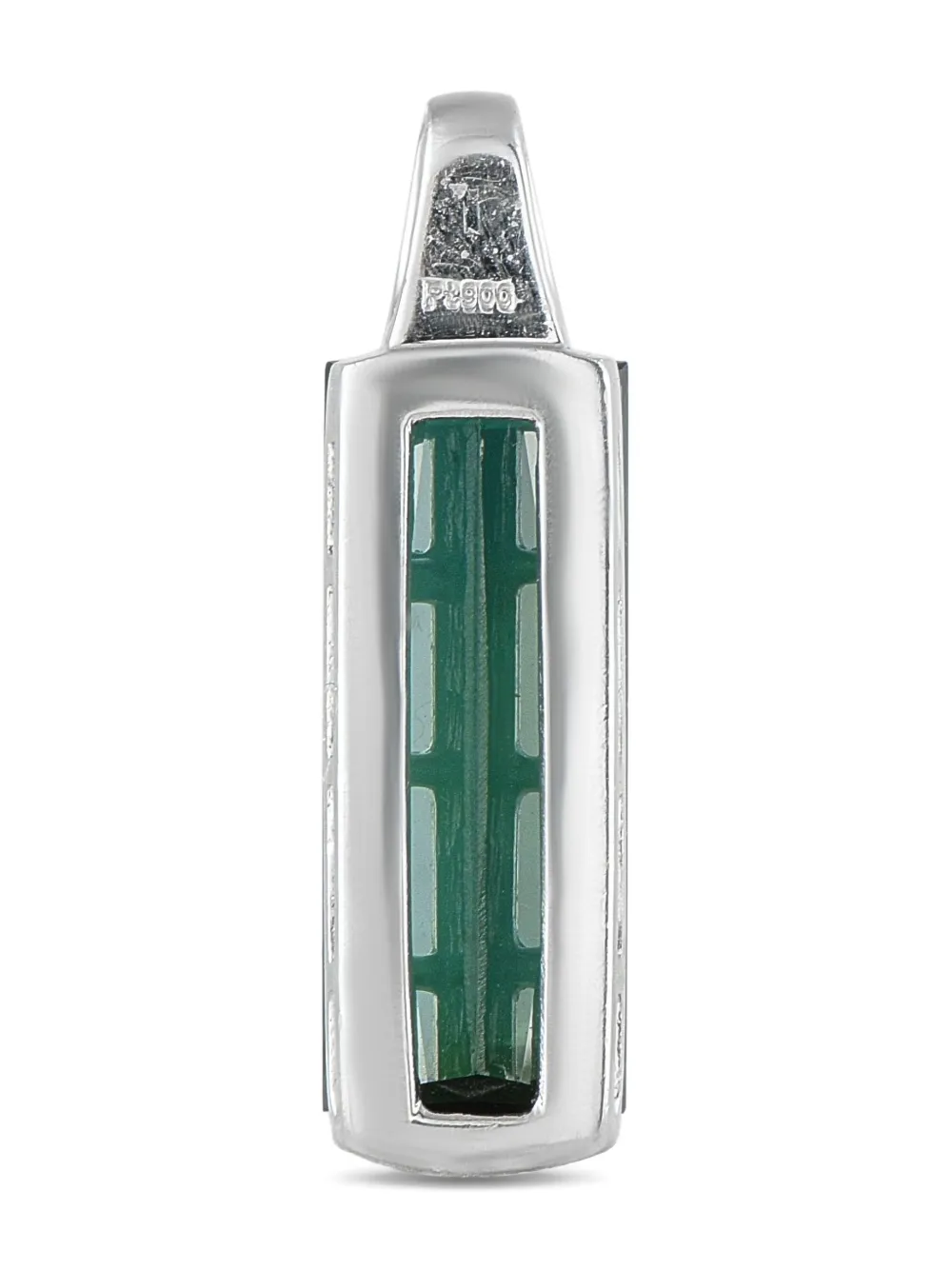 LB Exclusive platinum diamond and tourmaline pendant charm | Image 2
