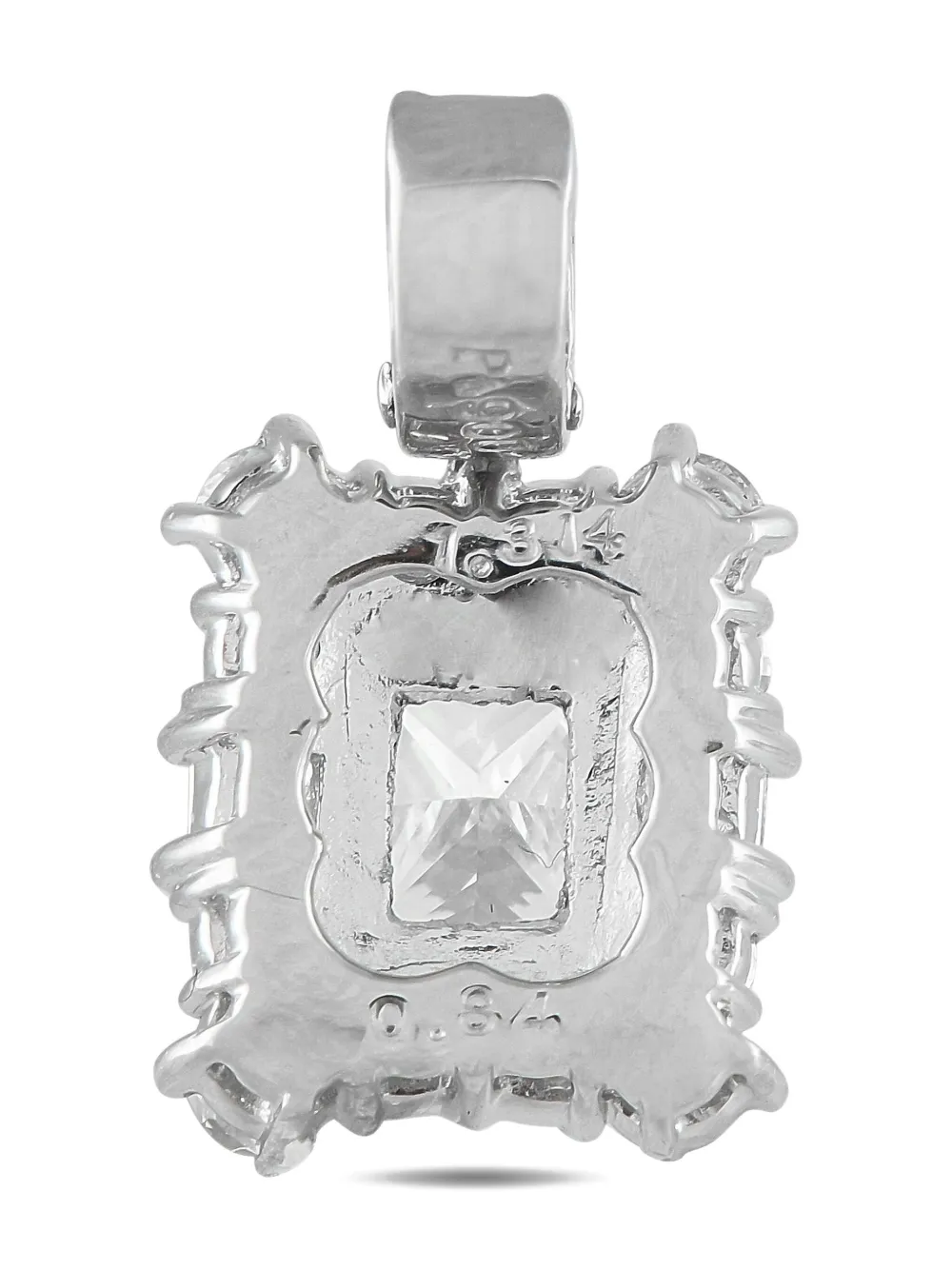 LB Exclusive platinum diamond pendant charm | Image 2