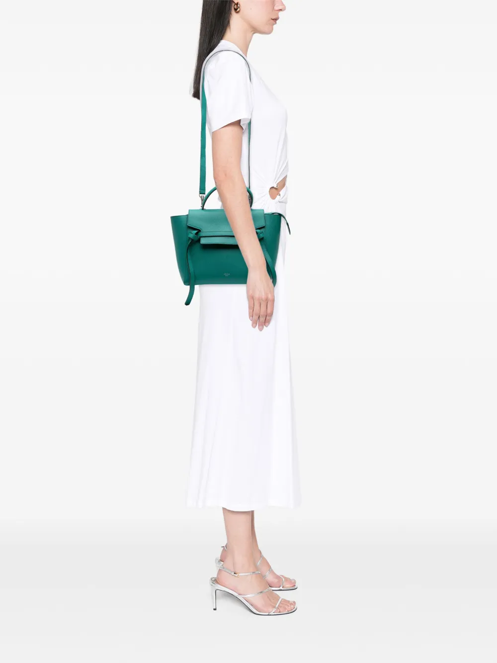 Celine Pre-Owned 2016 Micro Grained Calfskin Belt Bag satchel | Pre-Owned | Image 2