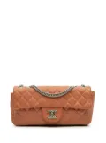 CHANEL Pre-Owned 2008-2009 Classic Lambskin East West Single Flap shoulder bag - Orange
