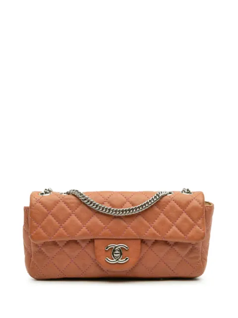 CHANEL Pre-Owned 2008-2009 Classic Lambskin East West Single Flap shoulder bag