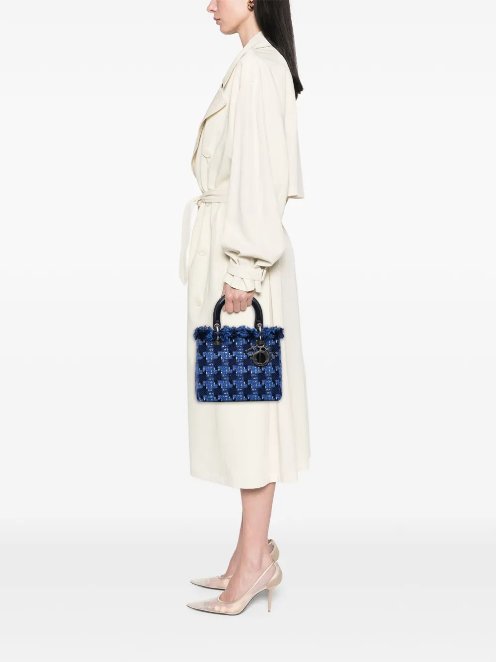 Christian Dior Pre-Owned 2013 Medium Tweed Lady Dior satchel | Pre-Owned | Image 2