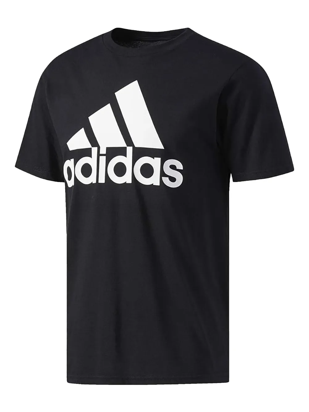 adidas logo-print T-shirt BLACK