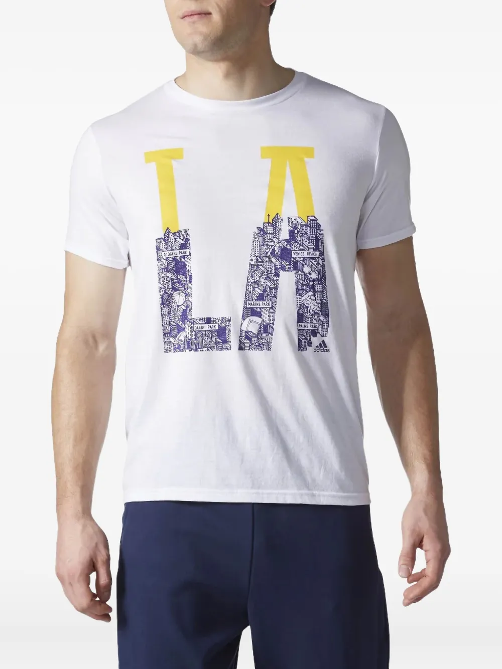adidas Stadium Originals Los Angeles "White" T-Shirt Wit